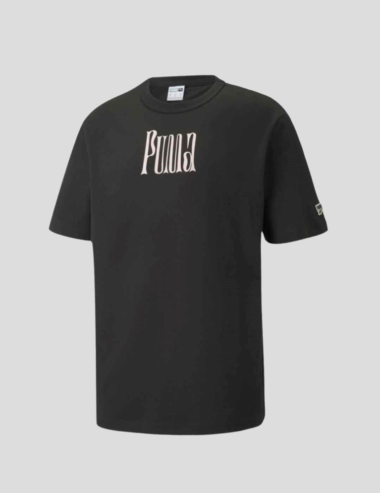 T-shirt PUMA downtown graphic tee puma black
